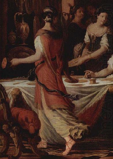 Gastmahl der Ester, Detail, unknow artist